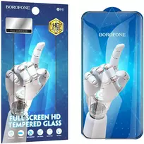 Borofone Apsauginis stiklas BF6 Diamond Armor Full Screen HD skirtas Apple iPhone 15 Pro – 10 vnt