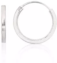 Sidabriniai auskarai –žiedai - 1.6 g. - 18 mm.