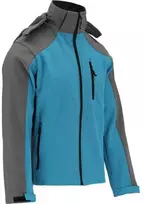Yato Softshell striukė su gobtuvu, neperšlampama, kvėpuojanti, darbo striukė, Stratus striukė, mėlynai pilka darbo apranga