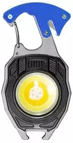 Topt Mini žibintuvėlis LED raktų pakabukas W5147 Type C with 2 screwdriver bits mėlynas