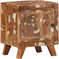 Spintelė prie lovos 40x32x46 cm Regeneruota medžio masyvo