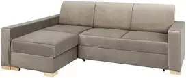Customform Kampinė Sofa-Lova, STABLE, 95x232 cm, Bežinė