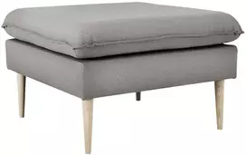 Sofa Customform Pufas, POSH WOOD, 0.7x0.7x0.45 m, Pilka spalva
