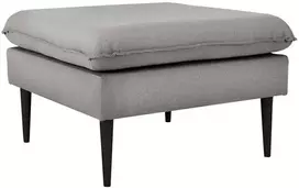 Sofa Customform Pufas, POSH Juodas, 70x70x45 cm, Pilka