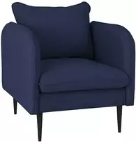 Fotelis Customform Kėdė, Prabangi Juoda, 89x80x90 cm, Rašalas