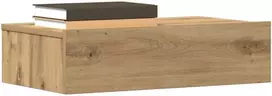 Spintelė prie lovos Artisan ąžuolas 60x35 cm Inžinerinė mediena