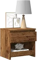 Spintelė prie lovos Old Wood 40x30x39 cm Engineered Wood