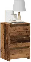 Spintelė prie lovos Old Wood 40x35x62,5 cm Engineered Wood