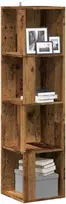kampinė spintelė Old Wood 33x33x132 cm Engineered Wood