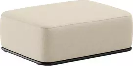 Sofa Sitsit Pufas modulis, Šiaudai, 80x102x40 cm, Bežinė spalva