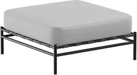 Sofa Sitsit Pufas modulis, Dandy, 78x78x37 cm, Pilka spalva