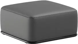 Sofa Sitsit Pufas Modulis, Šiaudai, 80x80x40 cm, Tamsiai Pilka