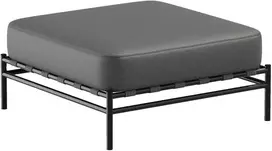 Sofa Sitsit Pufas modulis, Dandy, 78x78x37 cm, Tamsiai pilka spalva