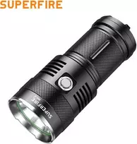 Superfire Žibintuvėlis M6-S, 3000lm, 36W, įkraunamas USB C, 4x 18650 10400mAh, IP44