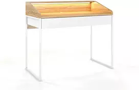 Skandica Rašomasis stalas, FINKA, 110x56 cm, Baltas