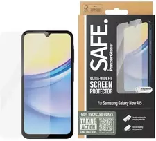 Panzer Glass SAFE iš PanzerGlass Ultra-Wide Fit grūdintas stiklas, skirtas Samsung Galaxy A16 / A16 5G