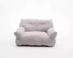 Sofa Fotelis Jelly Bear/Šviesiai pilka (Velvetas)