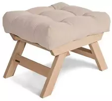 WOODMAN Pufas, Allegro, 55x47x43 cm, Kremo spalvos