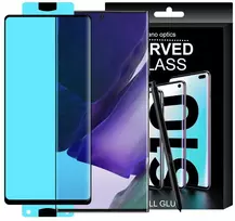 Hurtel Folia szklana grūdintas stiklas na ekran su ramką Samsung Galaxy S21+ 5G 3D Edge Nano Flexi Glass juoda