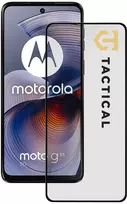 Tactical apsauginis stiklas Shield 5D skirtas Motorola G55 su juodos spalvos krašteliu