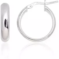 Sidabriniai auskarai –žiedai - 20 mm. - 2.8 g.