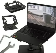 Reguliuojamas 360° ergonomiškas nešiojamojo kompiuterio stovas
