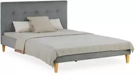 Homestyle4U Lova, 145.5x95x211 cm, pilka