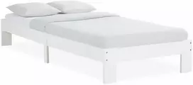Homestyle4U Lova, 95.5x204x30 cm, balta