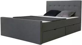 Homestyle4U Lova, 125x214 cm, pilka