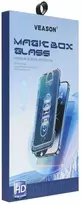 6D Pro Veason Easy-Install Glass + Applicator - skirtas Apple iPhone 16 Plus juodas