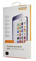 Apsauginis grūdintas stiklas ALIGATOR PRINT, juodas, Xiaomi Redmi Note 8T, viso ekrano klijuojamas