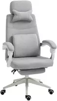 Vinsetto Ergonomiška biuro kėdė su porankiais, atrama kojoms 62 x 68 x 117-127 cm