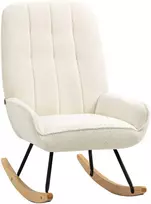 Fotelis Homcom Jaukus supamasis krėslas iki 150 kg, 63x95x97 cm