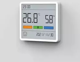 Atuman Skaitmeninis termometras ir drėgmės matuoklis su LCD ekranu