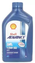 Alyva motociklams Shell AX7 15W50, 1L