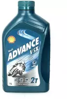 Alyva motociklams Shell Advance VSX 2T, 1L