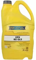 Transmisinė alyva Ravenol EPX SAE 80 GL-5, 4L