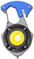 Topt Mini žibintuvėlis LED raktų pakabukas W5143 Type C with 2 screwdriver bits mėlynas