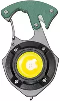 Topt Mini žibintuvėlis LED raktų pakabukas W5143 Type C with 2 screwdriver bits žalias