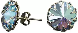Diamond Sky Jewelry Auskarai moterims DiamondSky „Vintage (Light Sapphire Shimmer)“ su Swarovski kristalais