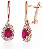Auksiniai auskarai su briliantais Diamond Sky “Renaissance II”