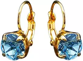 Diamond Sky Jewelry Auskarai moterims DiamondSky „Glory (Aquamarine Mėlyna)“ su Swarovski kristalais