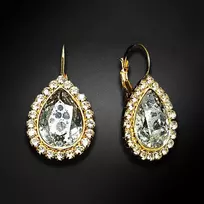 Diamond Sky Jewelry Auskarai moterims DiamondSky „Celestial Drop (Sidabrinis Patina)“ su Swarovski kristalais