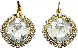 Diamond Sky Jewelry Auskarai moterims DiamondSky „Glare III“ su Swarovski kristalais