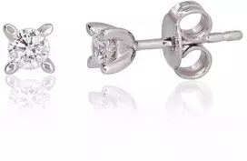 Auksiniai auskarai su briliantais Diamond Sky "Solitaire"