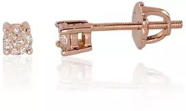 Auksiniai auskarai su briliantais Diamond Sky “Bridget III”