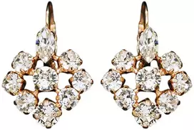 Diamond Sky Jewelry Auskarai moterims DiamondSky „Splendor II“ su Swarovski kristalais