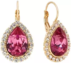 Diamond Sky Jewelry Auskarai moterims DiamondSky „Celestial Drop (Rose)“ su Swarovski kristalais