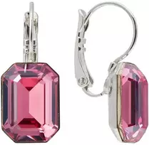 Diamond Sky Jewelry Auskarai moterims DiamondSky „Lourdes (Rose Diamond Touch Light)" su Swarovski kristalais