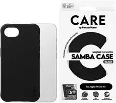 Panzer Glass CARE by PanzerGlass Fashion MagSafe iPhone 16e dėklas telefonui juodos spalvos
